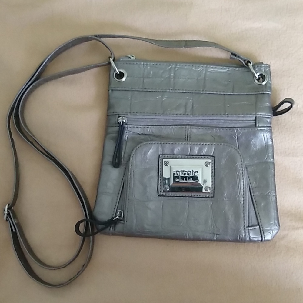 Silver Nicole crossbody purse
